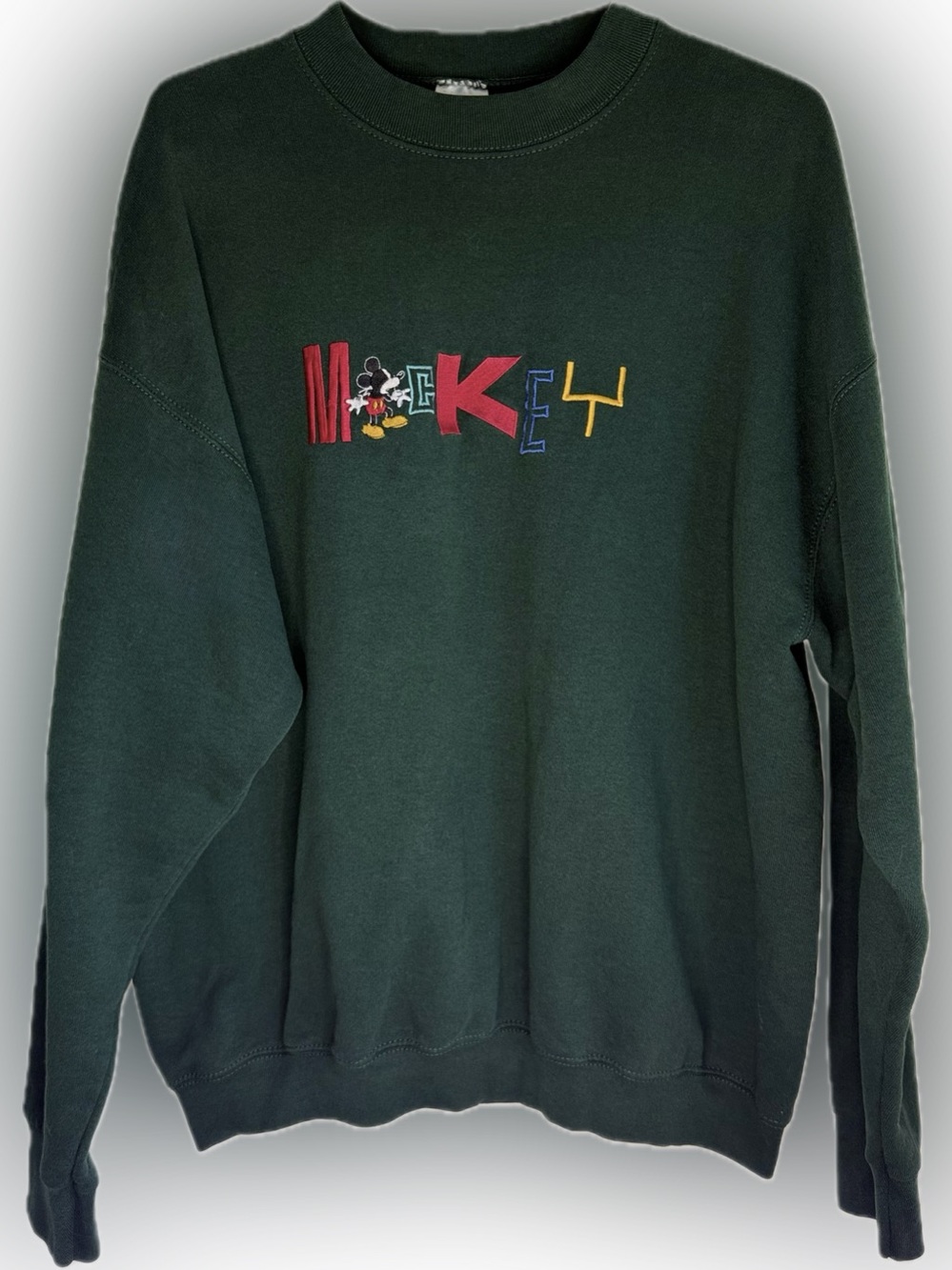 VINTAGE 90’s Mickey & Co 'Mickey' Sweater Adult Size X-Large